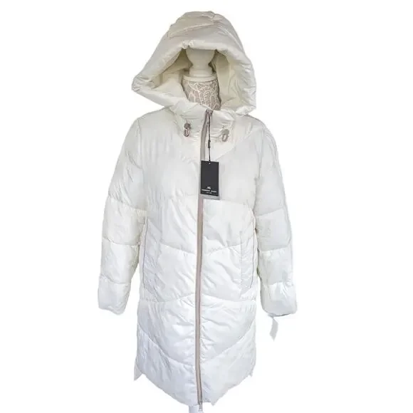 NWT ANDREW MARC Baisley Relaxed Fit Puffer Jacket M - Picture 5 of 12